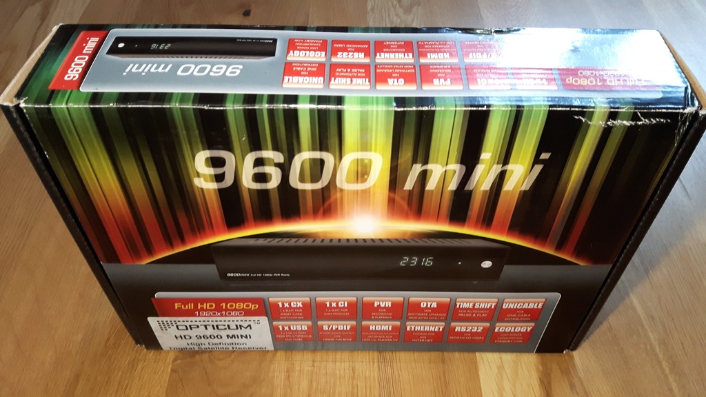 Tuner DVB-S Opticum 9600 mini jak nowy
