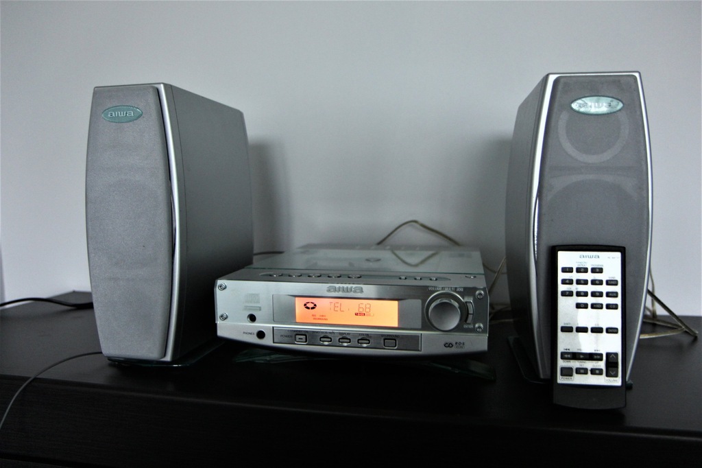 Aiwa XR-X7 mini system audio , komplet