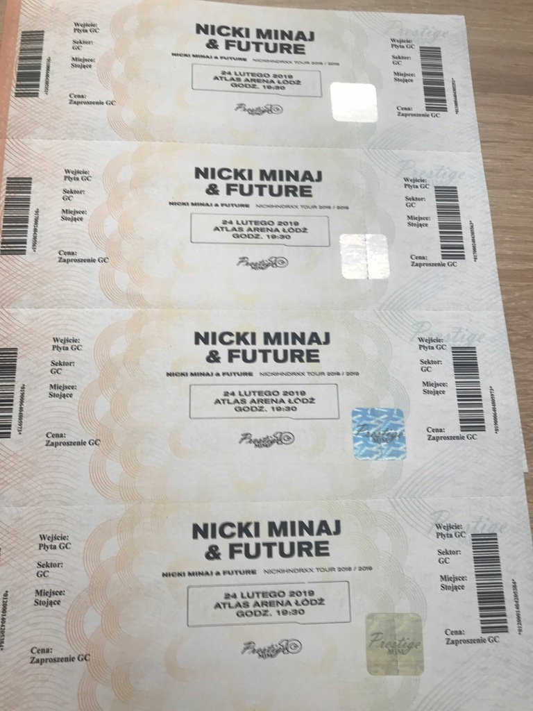 Koncert Nicki Minaj&Future 24 luty, Płyta GC
