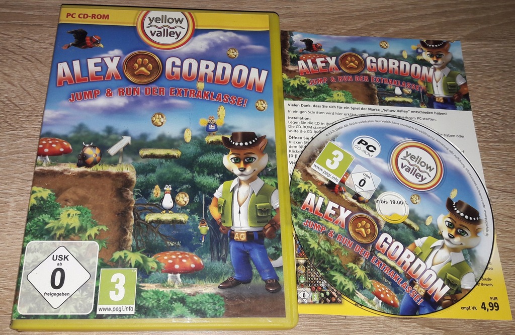 ALEX GORDON JUMP & RUN DER EXTRAKLASSE PC
