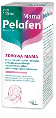 PELAFEN MAMA PŁYN, PRZEZIĘBIENIE, GRYPA, CIĄŻĄ