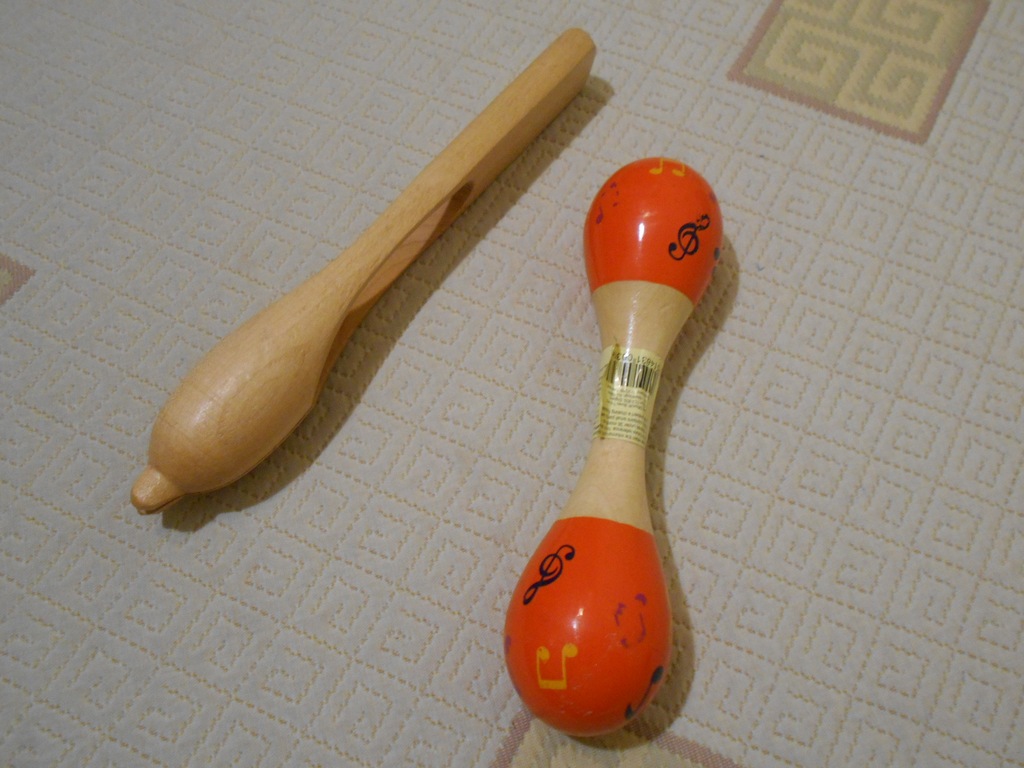 Instrumenty Takie Jak Talerze Gongi Marakasy Kastaniety Marakasy, kastaniety drewniane i inne instrumenty - 7220160794