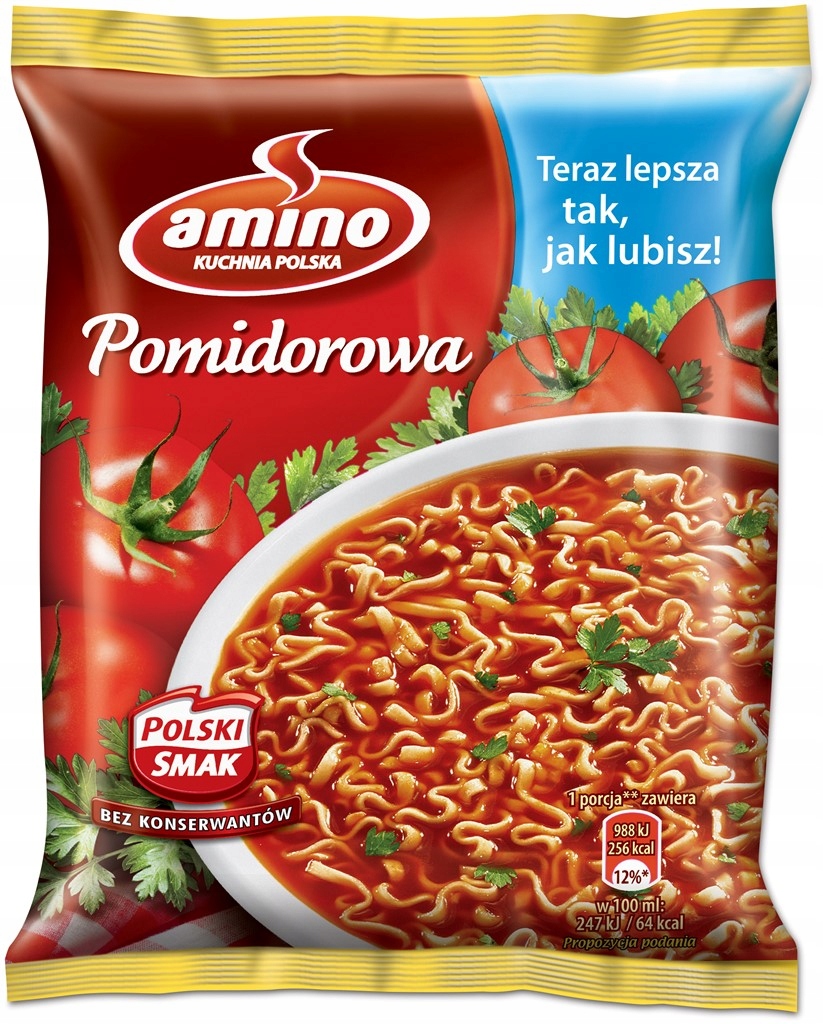 Zupka Błyskawiczna Pomidorowa 61g AMINO