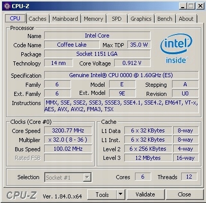 Procesor Intel ES i7 8700T QN8J - 7587435448 - oficjalne archiwum