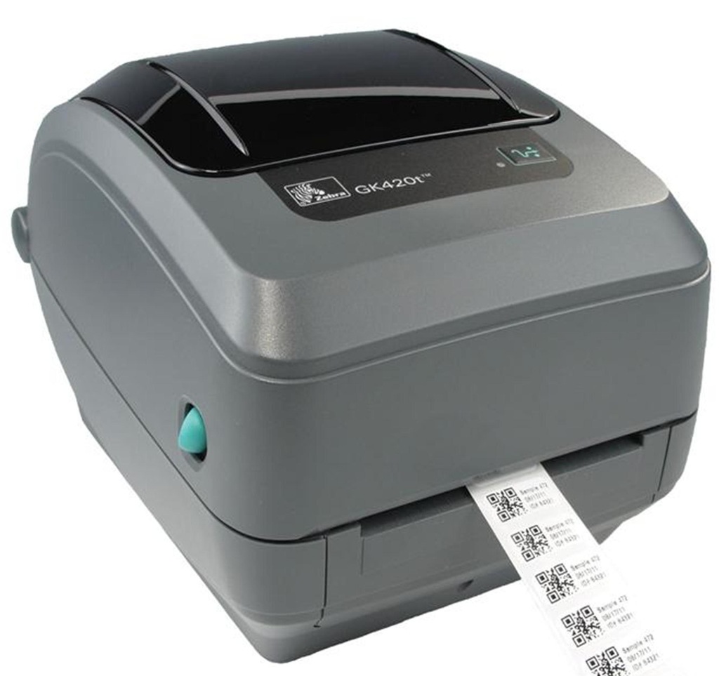 DRUKARKA ETYKIET KODÓW ETYKIECIARKA ZEBRA GK420t 7673662919 oficjalne archiwum Allegro