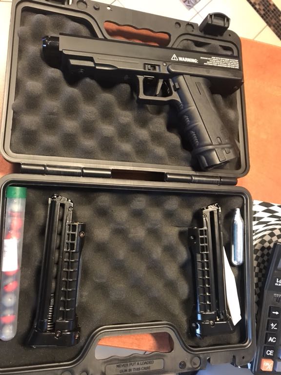 Pistolet TMP PEPPERBALL do samoobrony caliber 68