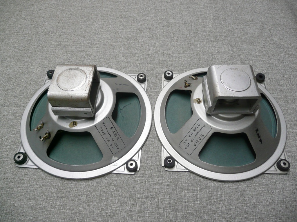 独SABA Permadyn 19-200 フルレンジユニット　2本 独SABA Permadyn 19-200 フルレンジユニット 2本 SABA(サバ