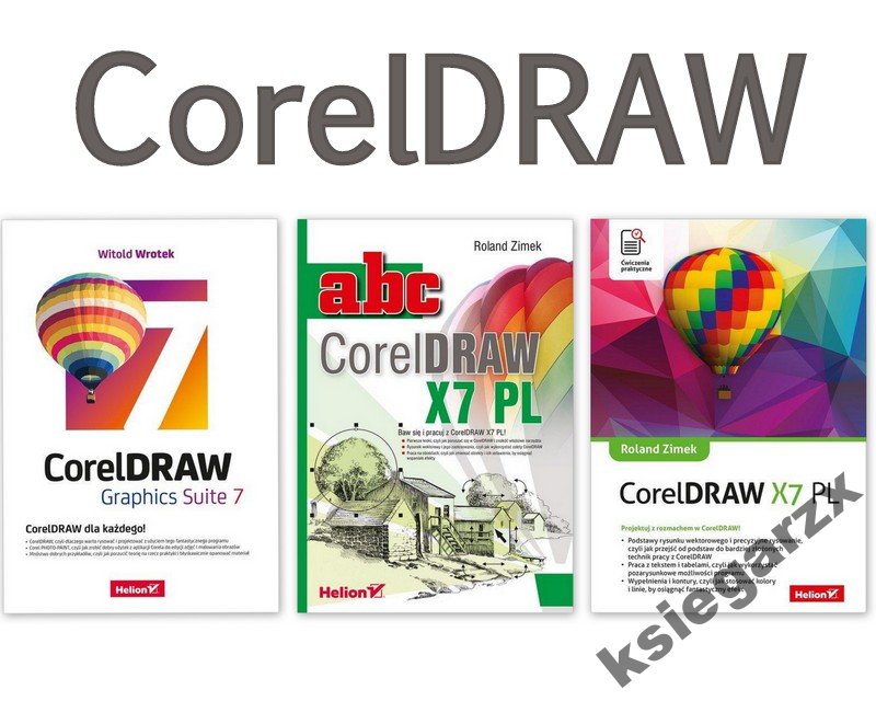 CorelDRAW X7 2poradniki+ćwiczenia tutorial program
