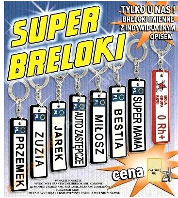 brelok breloczek do kluczy imiona imię Roman