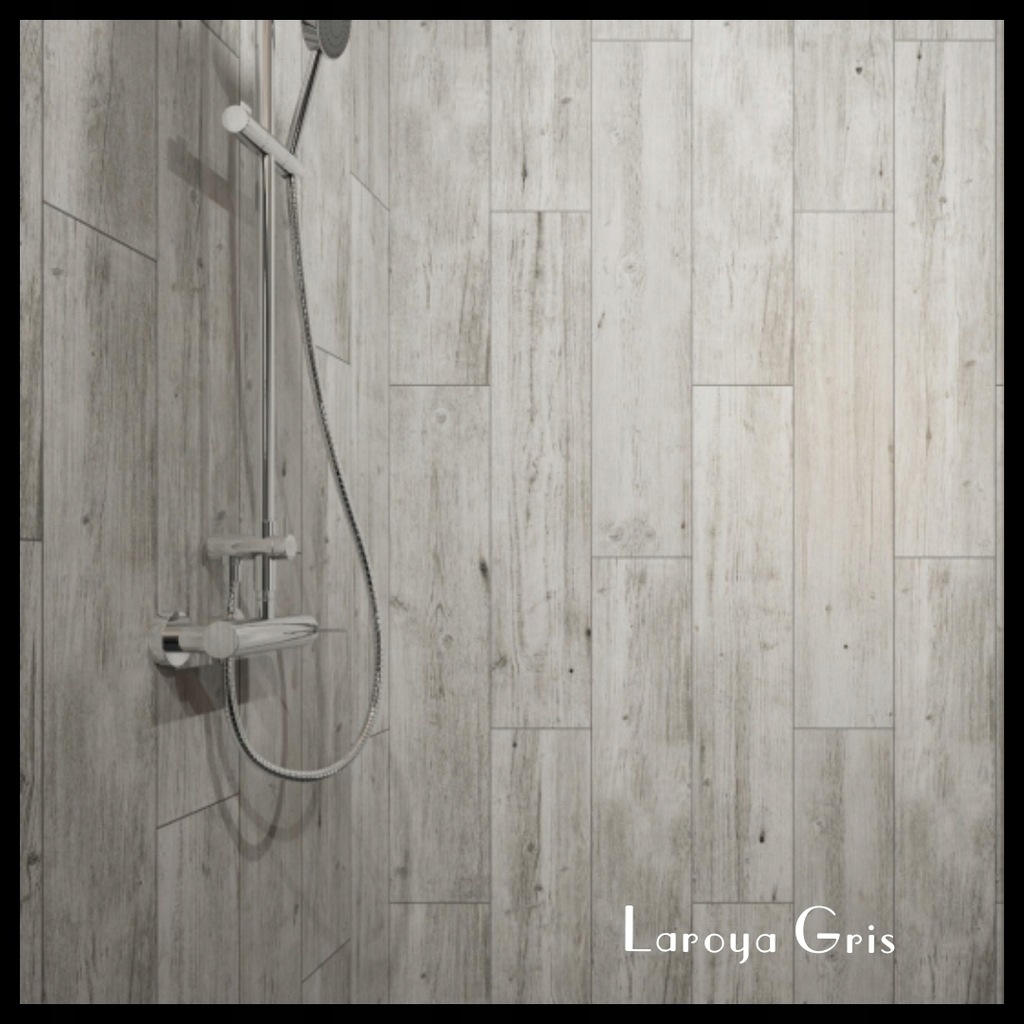 Płytki Drewnopodobne PanelGres Laroya Gris 90x17