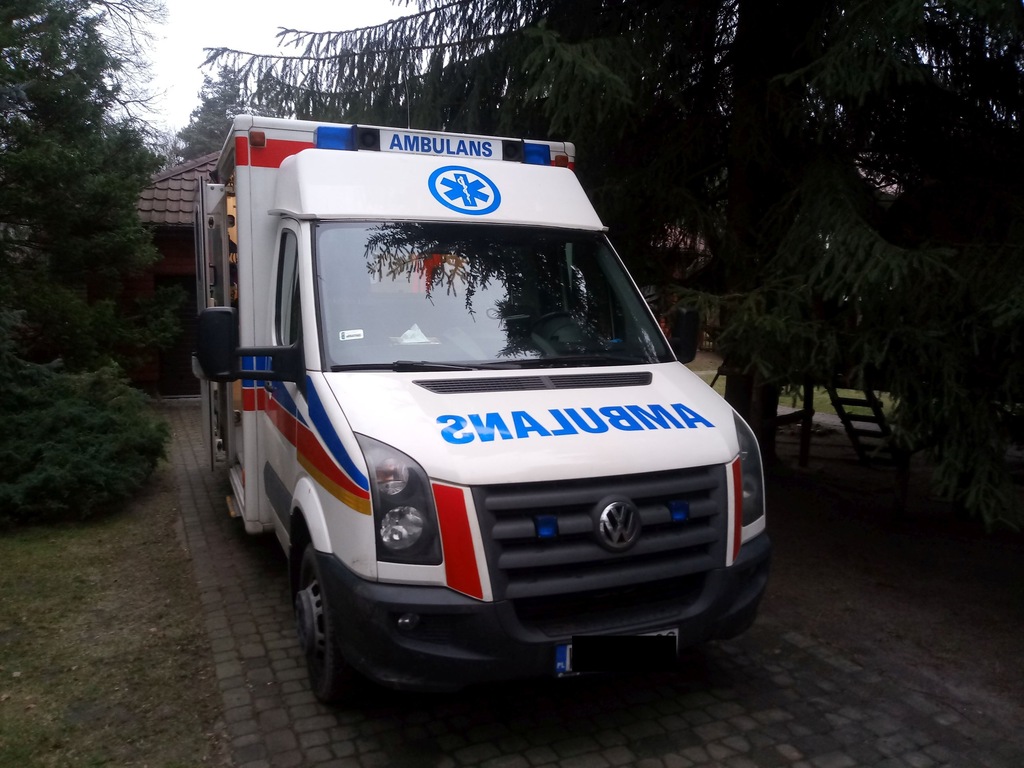 Karetka, ambulans VW Crafter- nosze Stryker