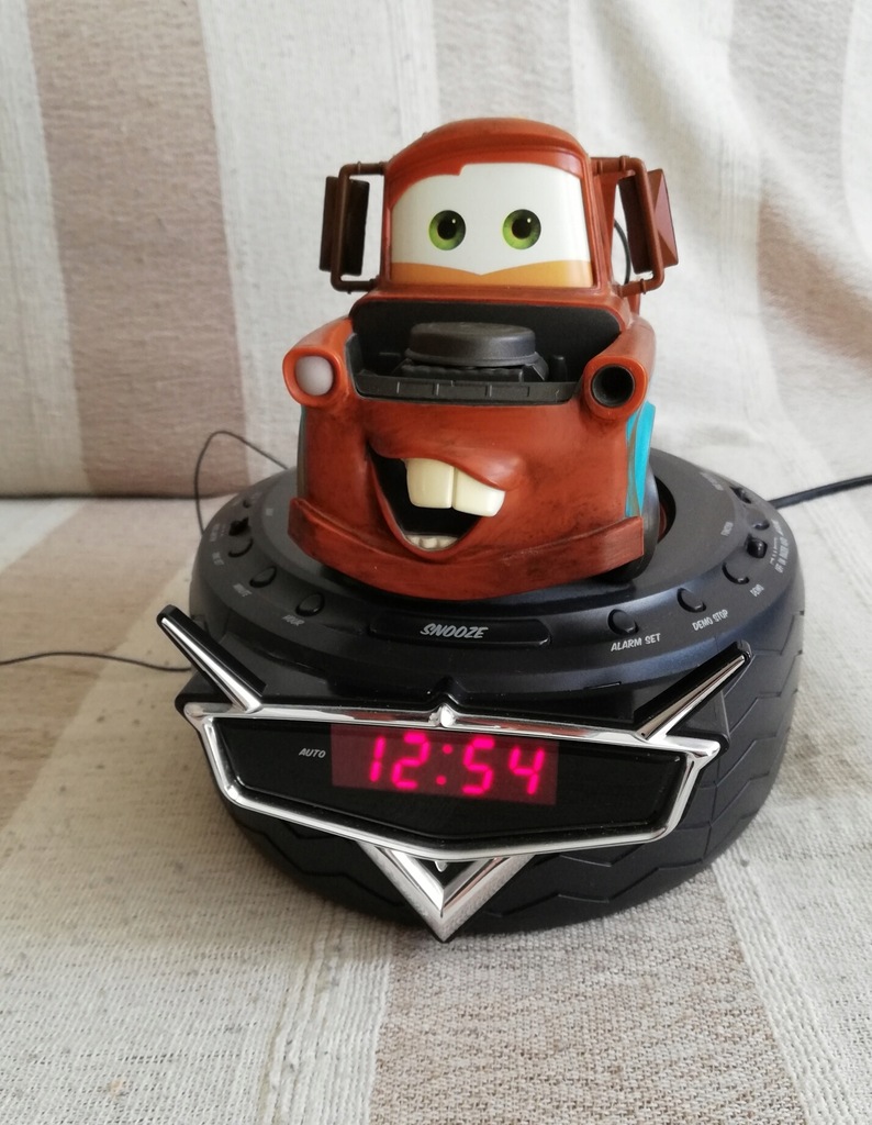 Radiobudzik CARS AUTA 2 złomek Disnay