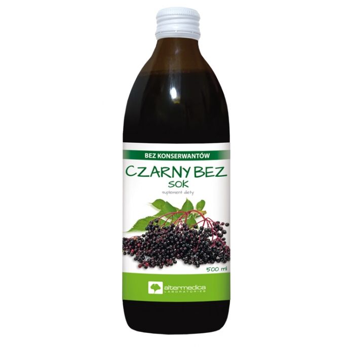 Sok Z Czarnego Bzu 500ml Alter Medica 7005473214 Oficjalne Archiwum Allegro