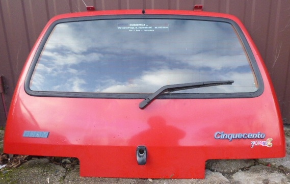 KLAPA TYŁ TYLNA FIAT CINQUECENTO KOLOR VR 112/A