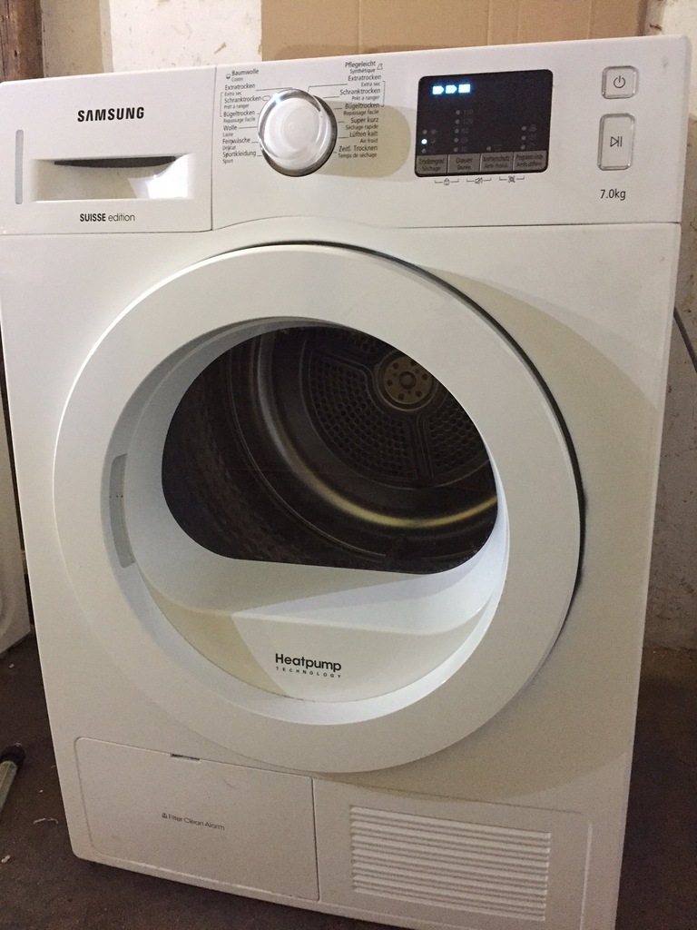SUSZARKA  SAMSUNG DV70F5E0HGW/WS - Błąd HE