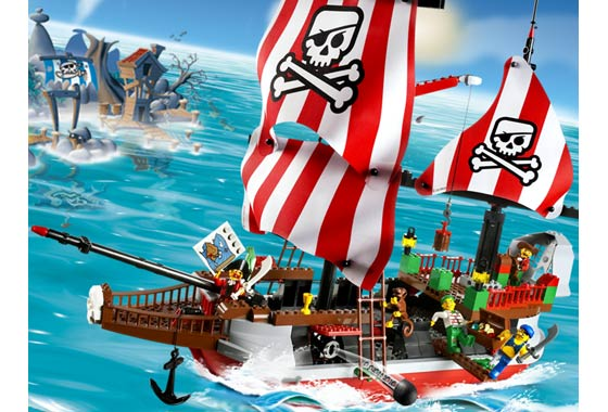 14 lego 7075 LegoCaptain Redbeard's Pirate Ship