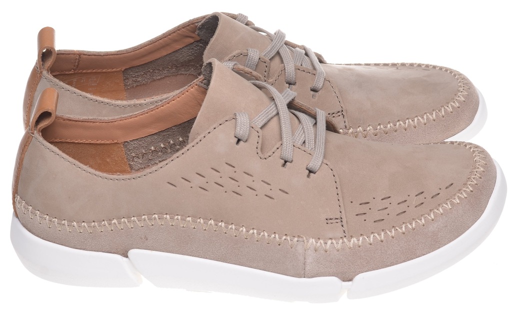 PÓŁBUTY CLARKS TRIFRI LACE SAND NUBUCK r.41 7370079290 oficjalne