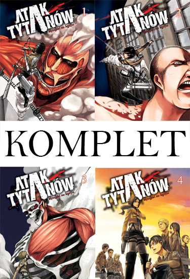 ATAK TYTANÓW TOMY 1-22 KOMPLET PL NOWE MANGI