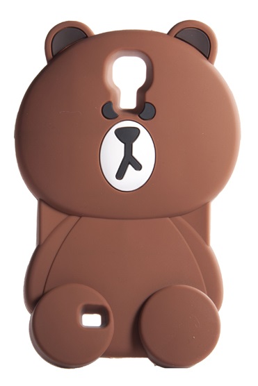 ETUI BRĄZOWY MIŚ MISIU OBUDOWA SAMSUNG GALAXY S4