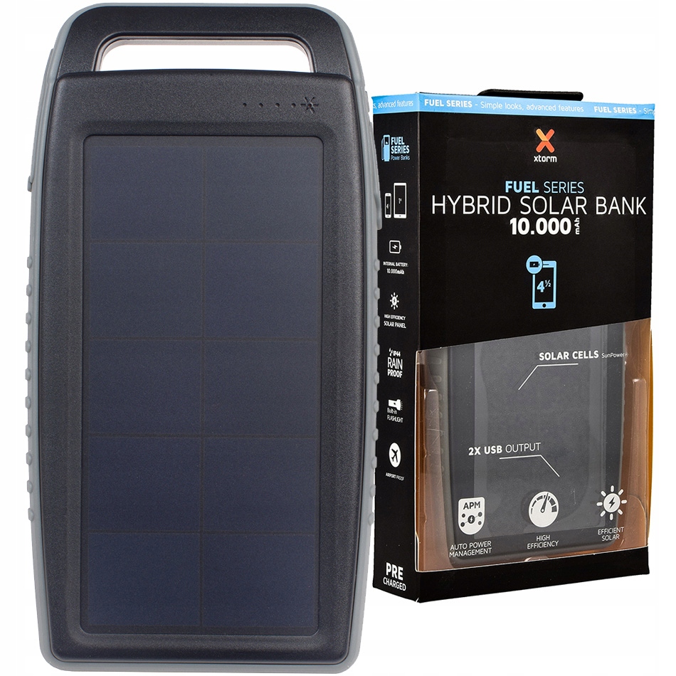 Xtorm FS103 4X 10000 mAh | Power Bank solarny USB