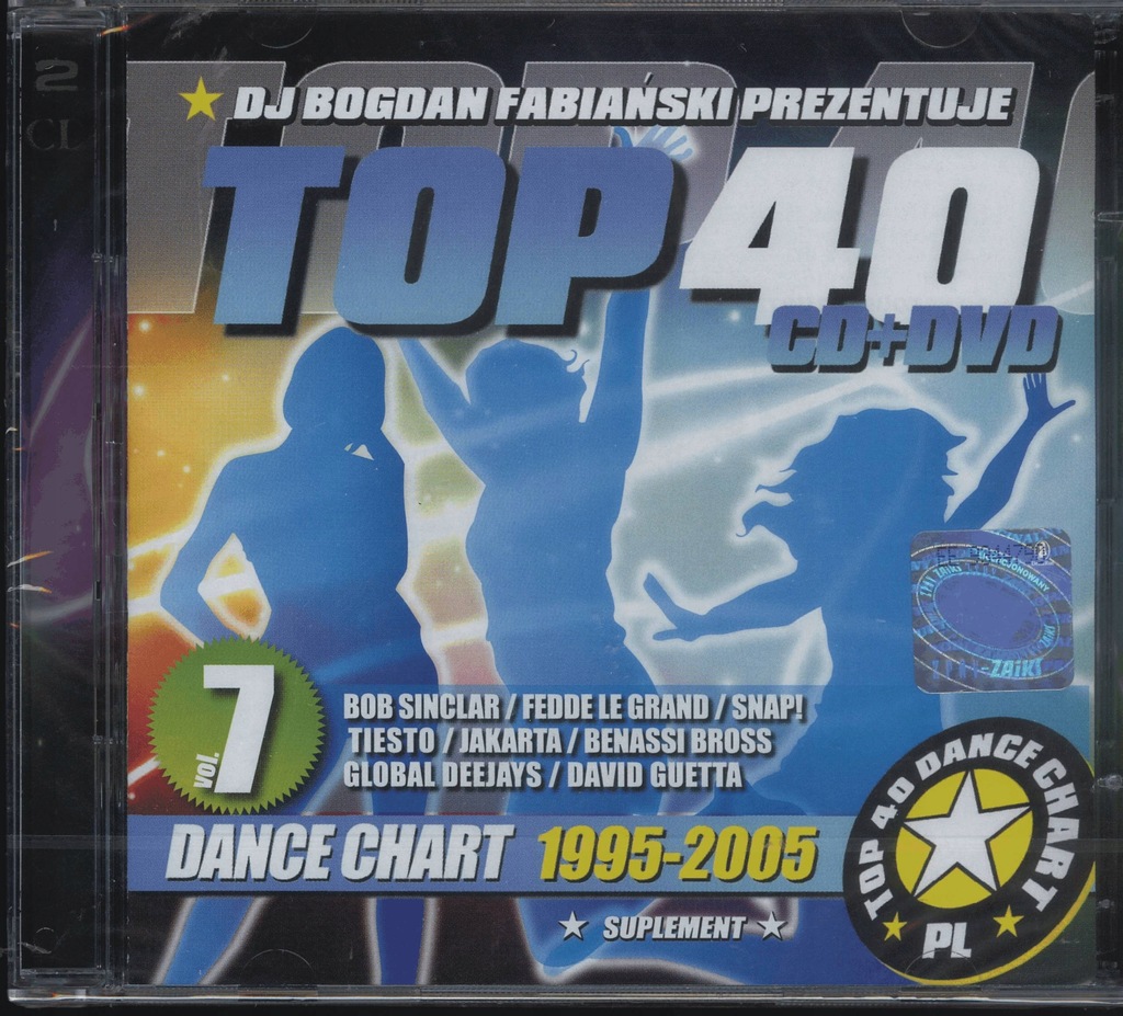 TOP 40 vol.7 TOP 40 DANCE CHART 19952005 7405554427 oficjalne