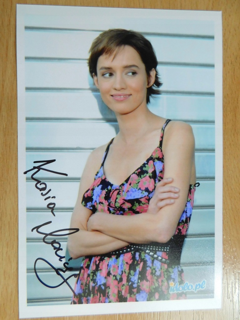Katarzyna Maciąg - oryginalny autograf