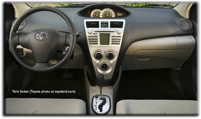 Toyota Yaris 2003-2011 USA deska rozdzielcza kokpi