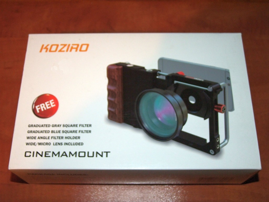 Koziro Cinema Mount - zestaw do filmowania smartf.