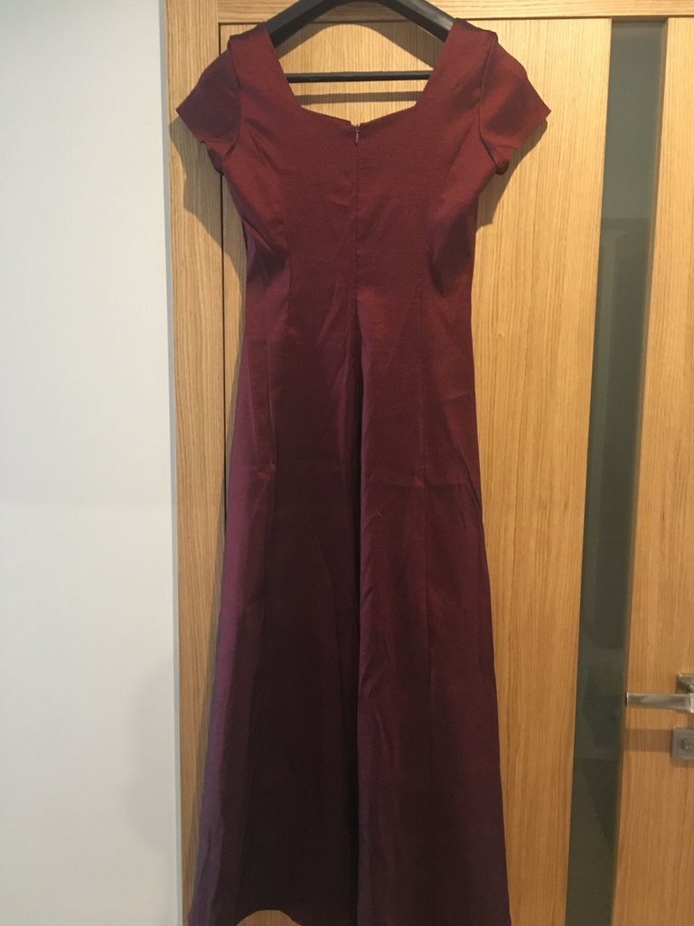 Sukienka bordowa, rozmiar 40