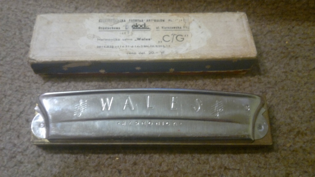 WALES ORGANKI USTNE HARMONICA KOLEKCJONERSKA