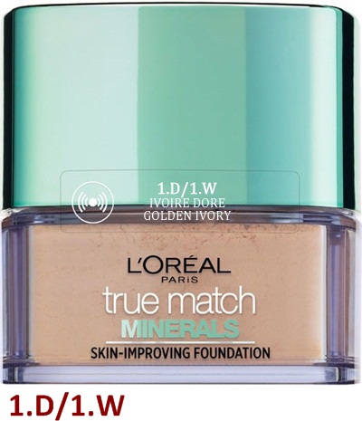 Loreal True Match Minerals  1.D/1.W GOLDEN IVORY