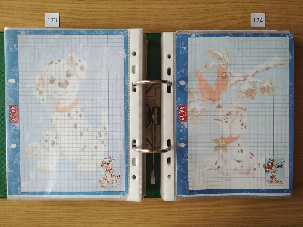 KARTECZKI DO SEGREGATORA KOLEKCJONERSKIE LATA90 A5