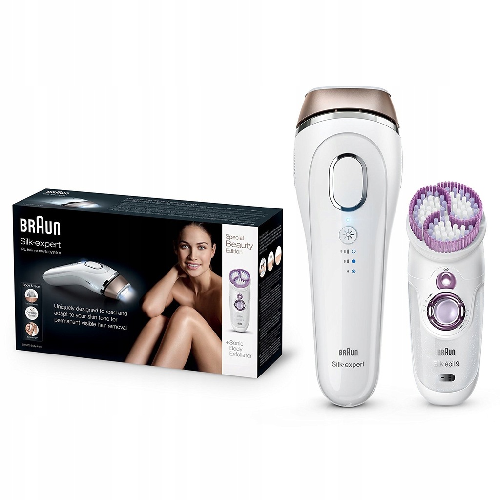 BRAUN SILK EXPERT BD5009 DEPILATOR LASEROWY 7719606776 oficjalne
