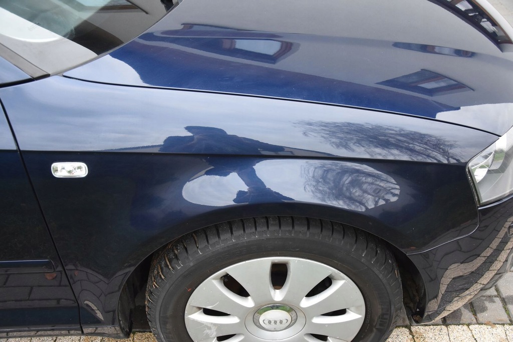 AUDI A3 8P 06r BŁOTNIK PRZEDNI PRZÓD PRAWY LZ5J