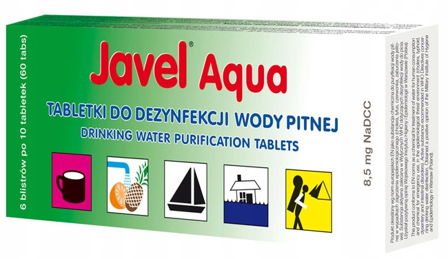 Tabletki do uzdatniania wody Javel Aqua (60 tabl.)