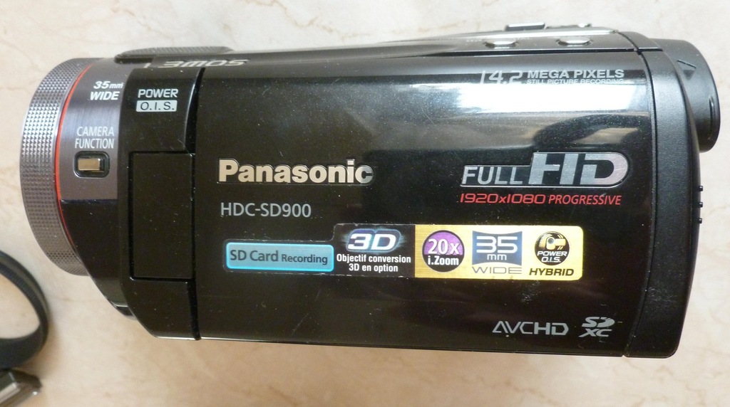 Kamera full HD Panasonic HDC-SD900