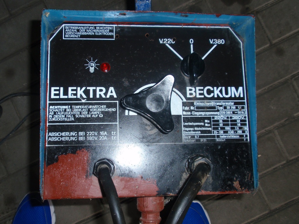 Spawarka Elektra Beckum 220v/380v