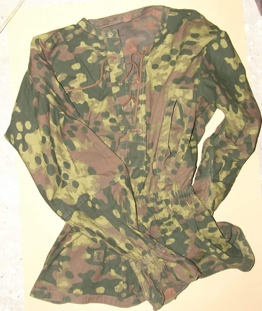 SCHLUPFHEMD M38/40 PLATAN 1/2 , bluza maskująca SS