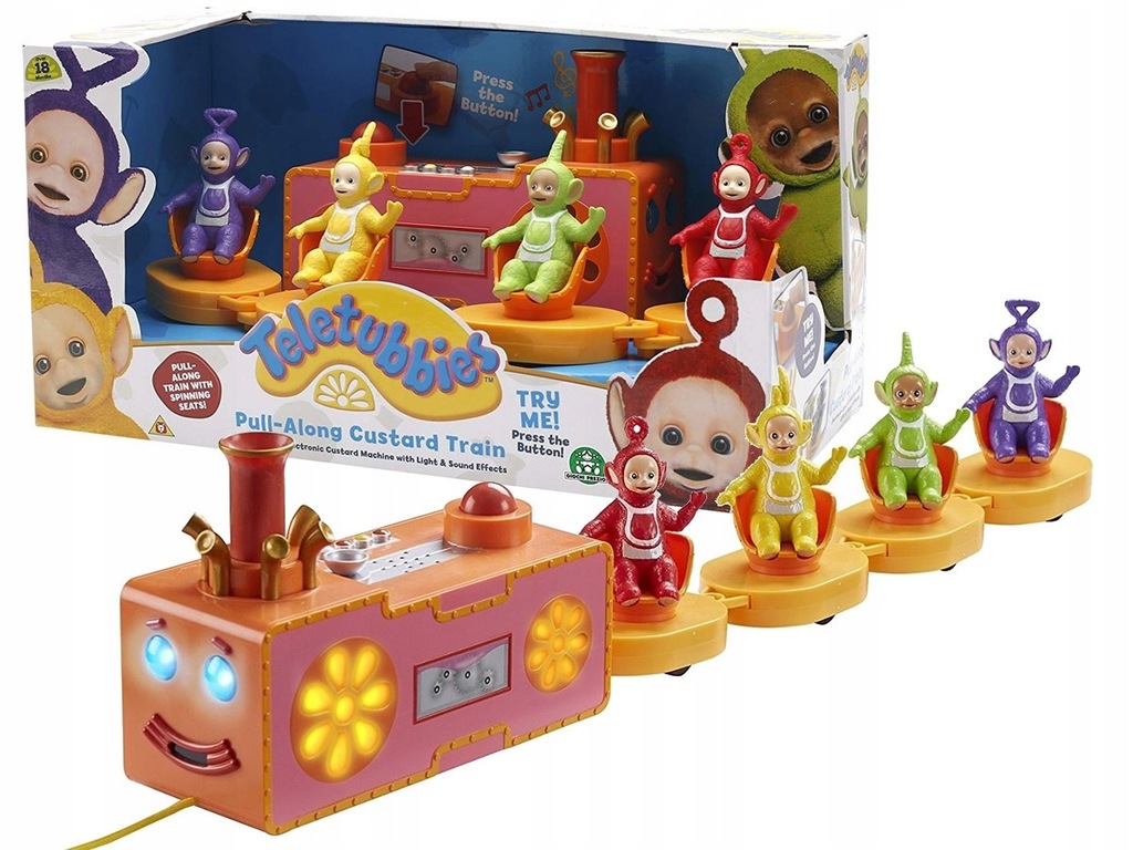 TELETUBISIE TELETUBIES INTERAKTYWNY WESOŁY POCIĄG