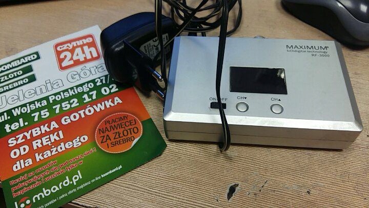 MODULATOR TELEWIZYJNY MAXIMUM RF 3000 POLECAMY :)