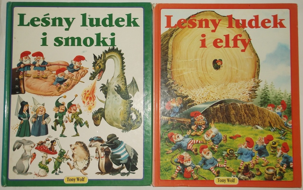 LEŚNY LUDEK I ELFY + ...I SMOKI - Tony Wolf /6513/