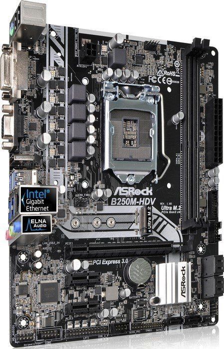 Asrock b250m hdv какие процессоры поддерживает