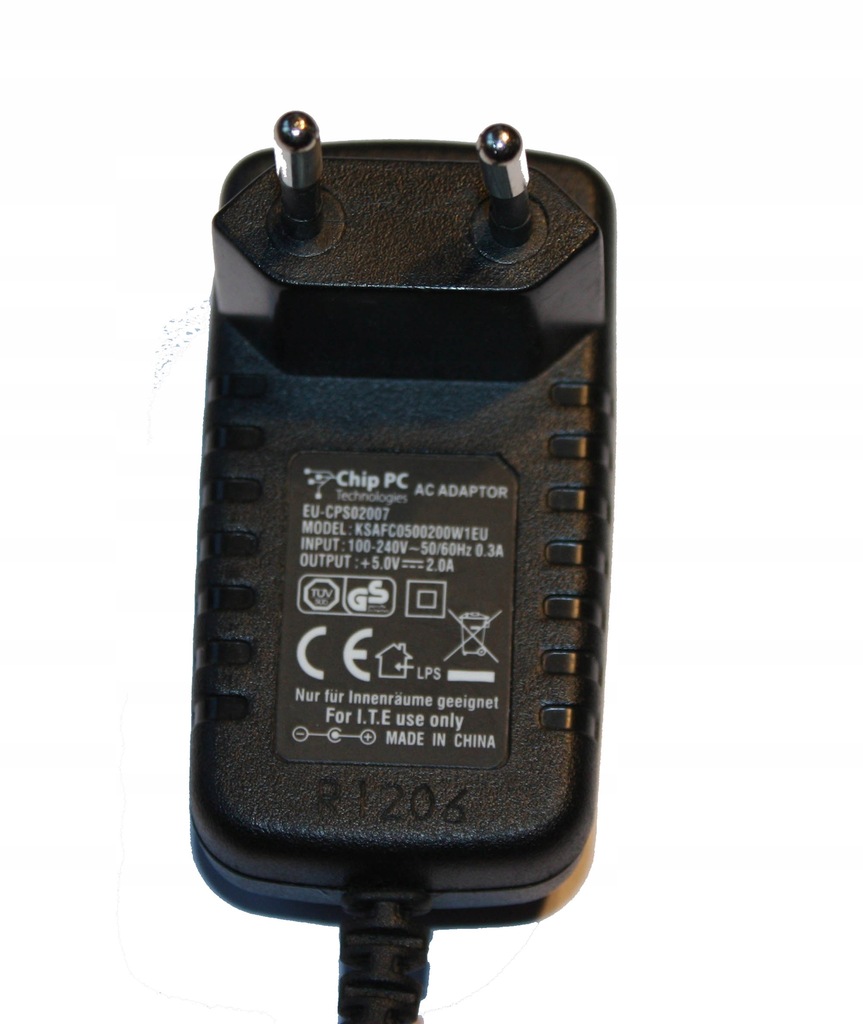 ZASILACZ DC WTYCZKOWY 5V 2A 10W 5.5/2.5 chip