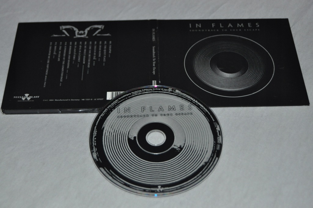 IN FLAMES - SOUNDTRACK TO YOUR ESCAPE CD