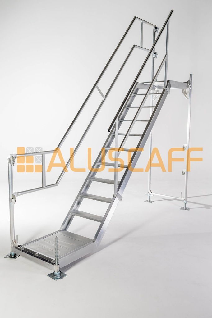 Schody ALUMINIOWE Lekkie Schodnie ALU Rusztowania