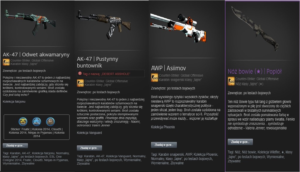 Csgo Skiny 7214112912 Oficjalne Archiwum Allegro