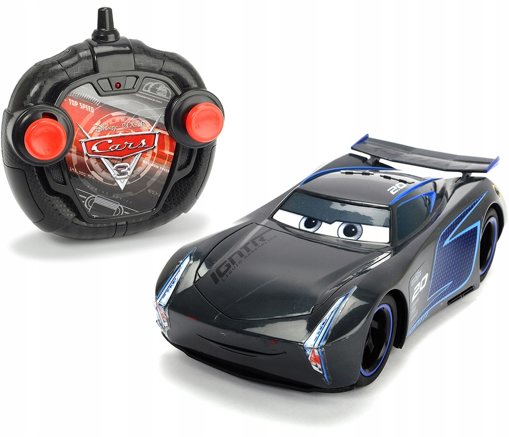 DICKIE Duży JACKSON STORM RC Sterowany Auta CARS 3
