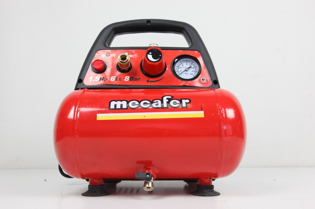 Mecafer 425528 Compresseur 6 L 1,5 hp New vento