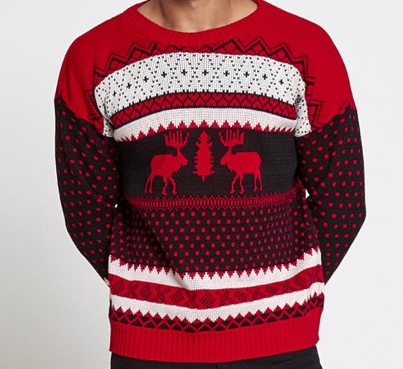Świąteczny Sweter z Reniferem Klasyk rozmiar L/Xl