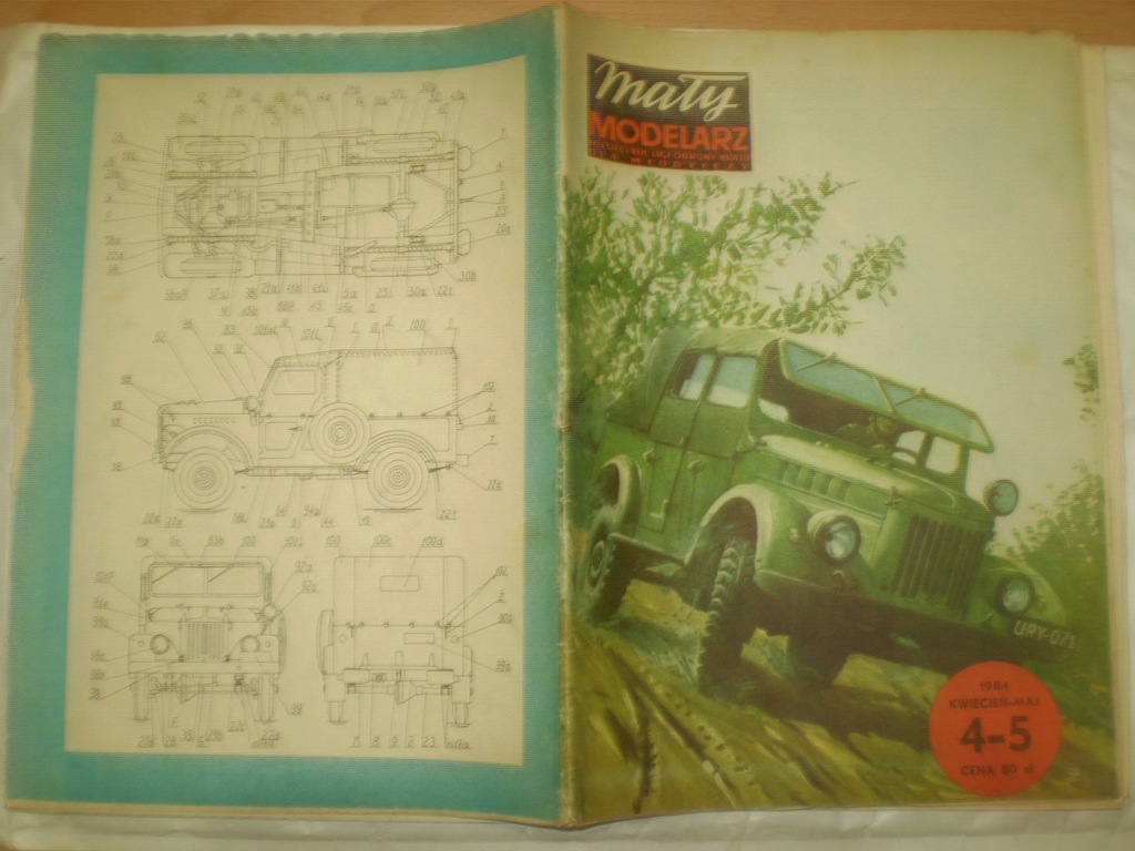 Maly modelarz nr 4-5/84 GAZ 69 M